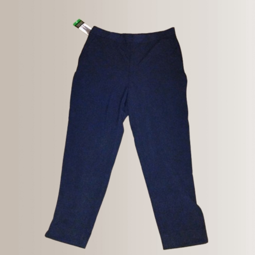 Banana Republic Tapered‎ Pull-On Pants –Navy Blue, Size 12  NWT